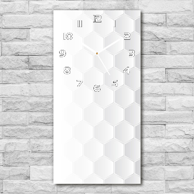 Ceas din sticlă dreptunghiular vertical fundal geometrică
