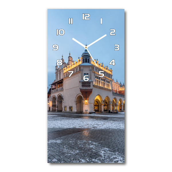 Ceas de sticlă pe perete vertical Cracovia, Polonia