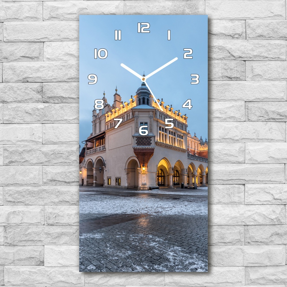 Ceas de sticlă pe perete vertical Cracovia, Polonia