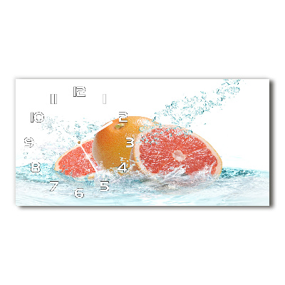 Ceas de perete modern din sticla grapefruit