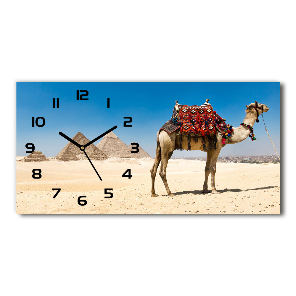 Ceas de perete modern din sticla Camel la Cairo