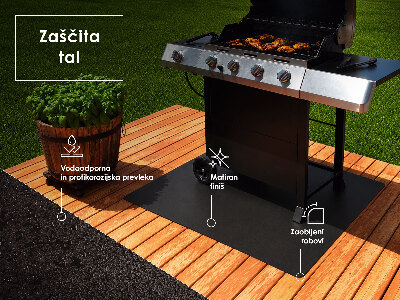 Suport pentru grătar de formă semiovală cu dimensiunea 100x100 cm