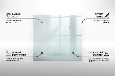 Protecție sub sobă dreptunghiular transparent