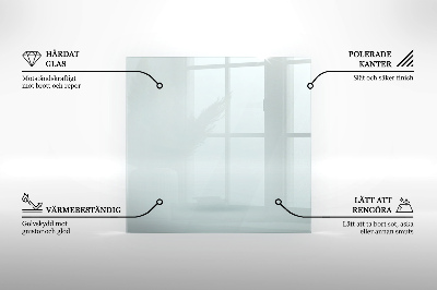 Protecție sub sobă dreptunghiular transparent