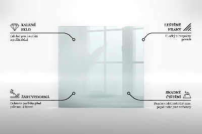 Protecție sub sobă dreptunghiular transparent