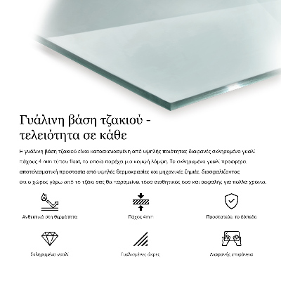 Protecție sub sobă dreptunghiular transparent