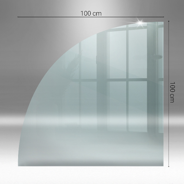 Sticlă securizată de protecție sub sobă quadrant transparent