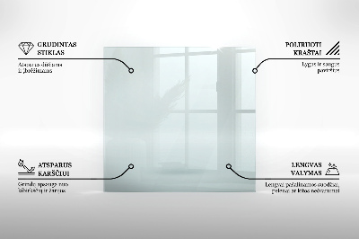 Placă de sticlă hexagonal pentru șemineu transparent