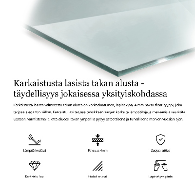 Placă de sticlă hexagonal pentru șemineu transparent