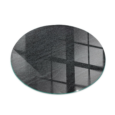 Sticlă rotundă sub sobă Model de piatră naturală