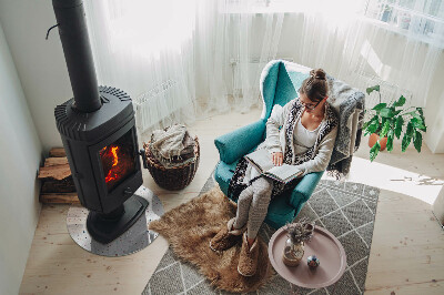 Sticlă rotundă sub sobă Forme în miniatură