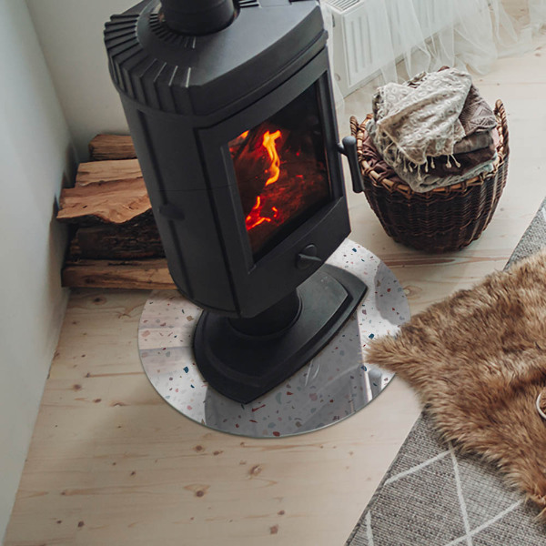 Sticlă rotundă sub sobă Forme în miniatură