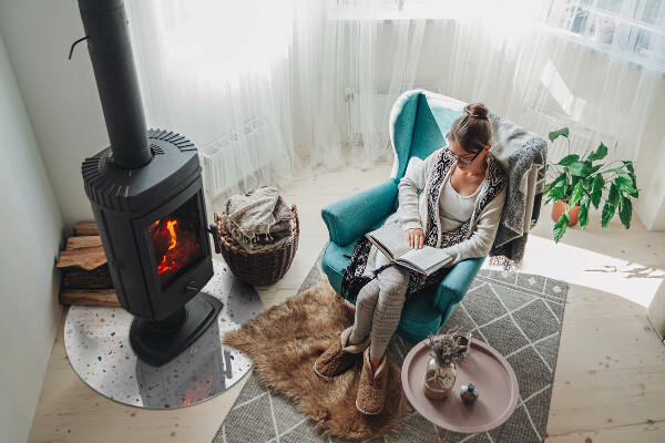 Sticlă rotundă sub sobă Forme în miniatură