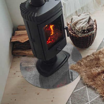 Sticlă rotundă sub sobă Model de fundal abstract