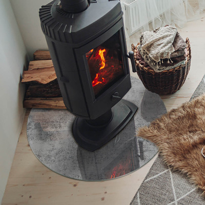 Sticlă rotundă sub sobă Model de fundal abstract