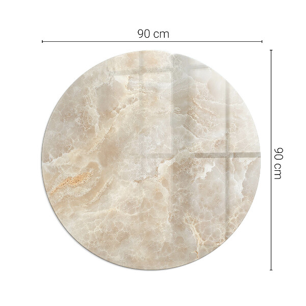 Sticlă rotundă sub sobă Model de piatră inspirat din natură