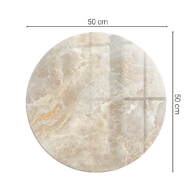 Sticlă rotundă sub sobă Model de piatră inspirat din natură