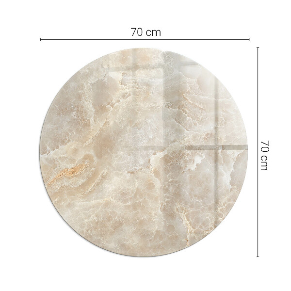 Sticlă rotundă sub sobă Model de piatră inspirat din natură