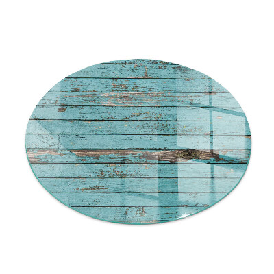 Sticlă rotundă sub sobă Plăci rustice în stil natural