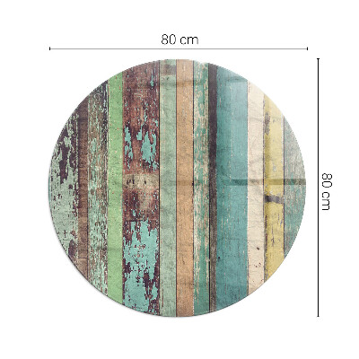 Placă rotundă din sticlă pentru șemineu Culori ale plăcii în diferite tonuri