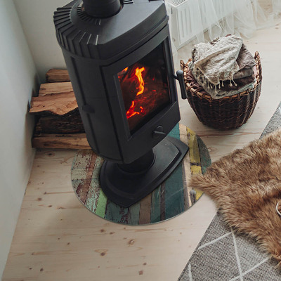 Placă rotundă din sticlă pentru șemineu Culori ale plăcii în diferite tonuri