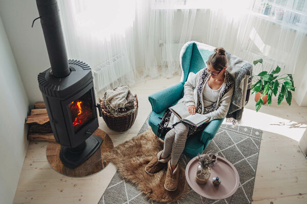 Placă de sticlă rotundă șemineu Model ruginit pe fundal