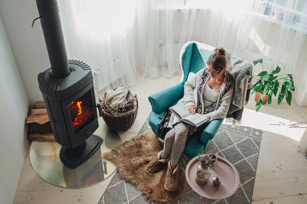 Placă rotundă din sticlă pentru șemineu Motiv abstract de marmură