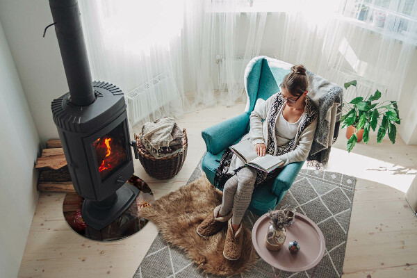 Placă de sticlă rotundă șemineu Detaliu floral în plină floare