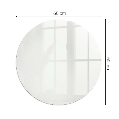 Sticlă rotundă sub sobă Culoare fildeș