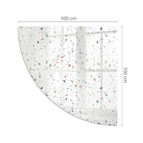 Sticlă semiovală sub sobă Forme în miniatură