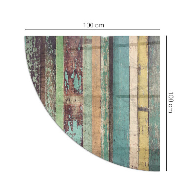 Placă semiovală din sticlă pentru șemineu Culori ale plăcii în diferite tonuri