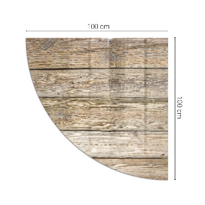 Sticlă semiovală sub sobă Fibre de lemn într-un stil natural