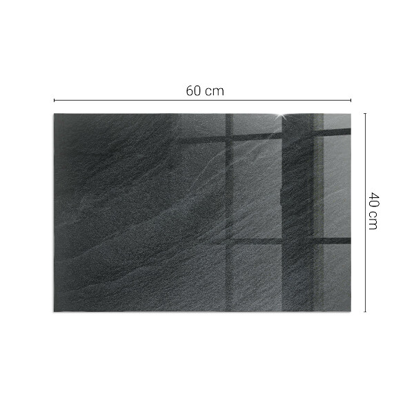 Sticlă dreptunghiulară sub sobă Model de piatră naturală