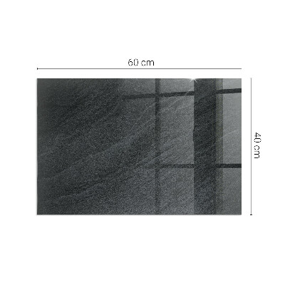Sticlă dreptunghiulară sub sobă Model de piatră naturală