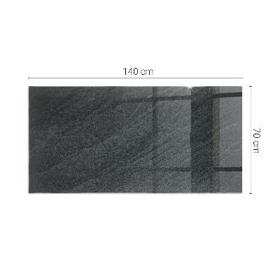 Sticlă dreptunghiulară sub sobă Model de piatră naturală