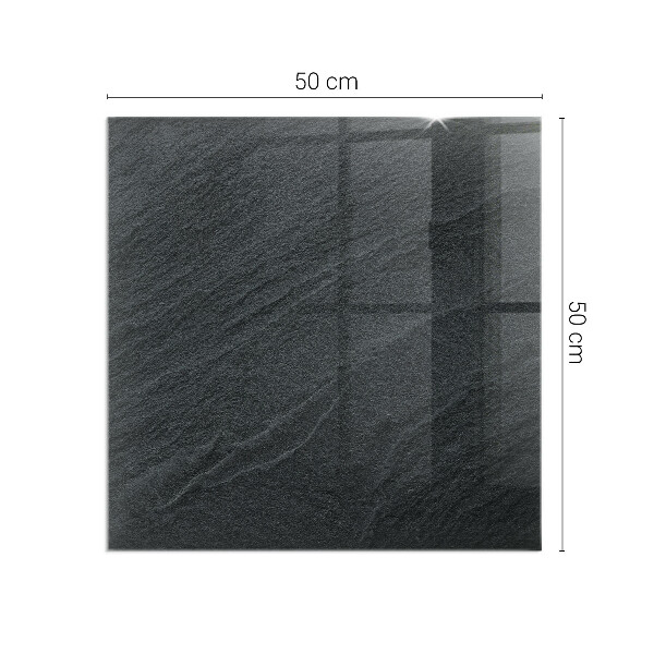 Sticlă dreptunghiulară sub sobă Model de piatră naturală
