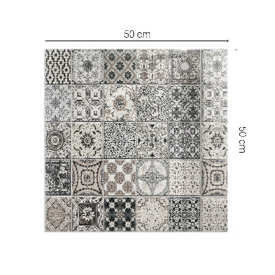 Placă de sticlă dreptunghiulară șemineu Modele decorative cu plăci