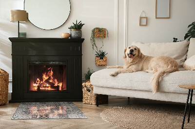 Placă de sticlă dreptunghiulară șemineu Modele decorative cu plăci