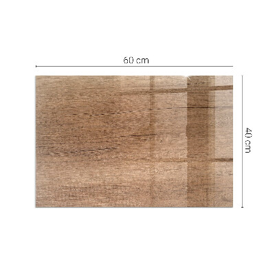 Sticlă dreptunghiulară sub sobă Model inspirat din lemn