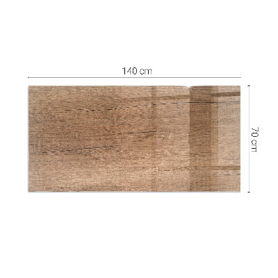 Sticlă dreptunghiulară sub sobă Model inspirat din lemn