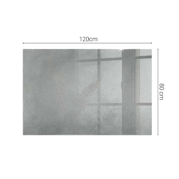 Placă dreptunghiulară din sticlă pentru șemineu Structură de beton cu efect