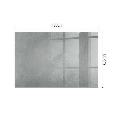 Placă dreptunghiulară din sticlă pentru șemineu Structură de beton cu efect