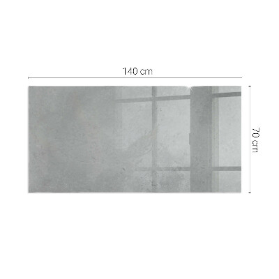 Placă dreptunghiulară din sticlă pentru șemineu Structură de beton cu efect