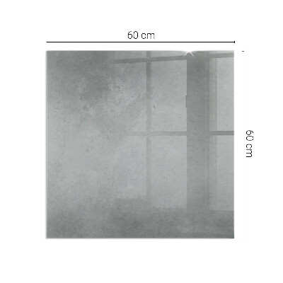 Placă dreptunghiulară din sticlă pentru șemineu Structură de beton cu efect