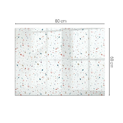 Sticlă dreptunghiulară sub sobă Forme în miniatură