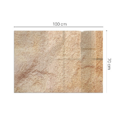 Sticlă dreptunghiulară sub sobă Natura structurii din piatră