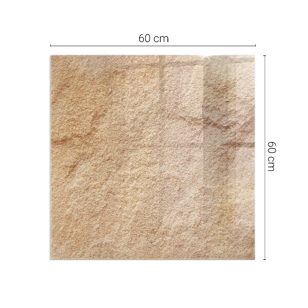 Sticlă dreptunghiulară sub sobă Natura structurii din piatră