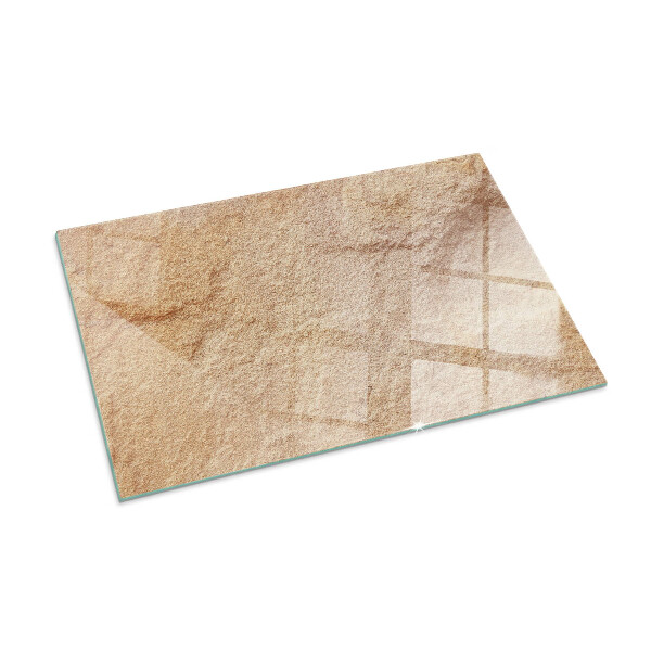 Sticlă dreptunghiulară sub sobă Natura structurii din piatră