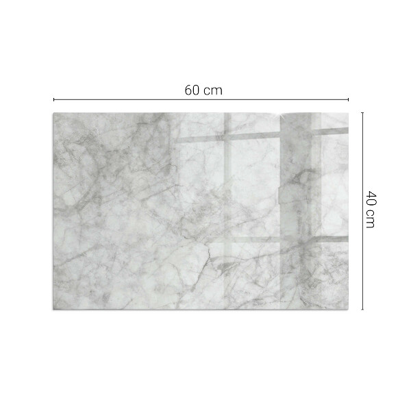 Sticlă dreptunghiulară sub sobă Textură de marmură într-un stil elegant