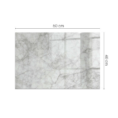 Sticlă dreptunghiulară sub sobă Textură de marmură într-un stil elegant